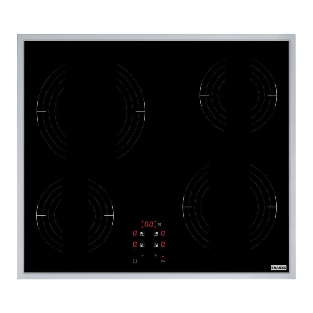 Franke FRSM 604 C T XS İnox Çerçeveli Siyah Cam Ocak