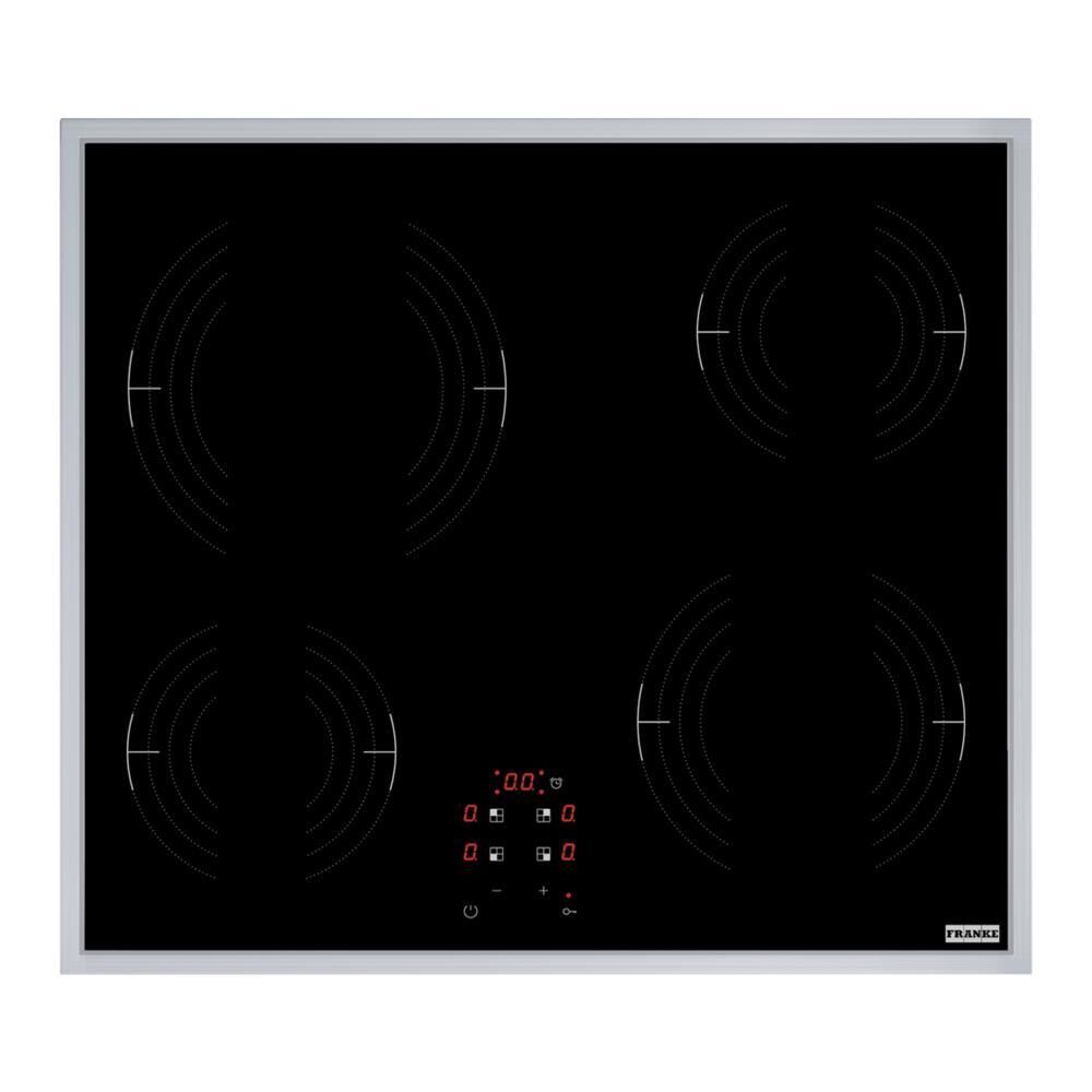 Franke FRSM 604 C T XS İnox Çerçeveli Siyah Cam Ocak