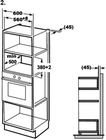 Dominox DMW 20 G Bm 20 Lt Ankastre Mikrodalga Fırın