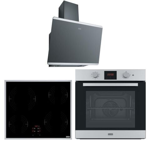 Franke Ankastre Set (FPJ 615 BK/SS Davlumbaz - FRSM 604 XS Ocak - FSL 86 H XS Fırın)