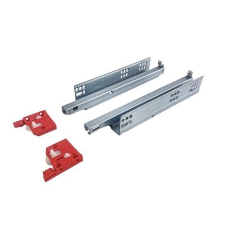 Hafele POW Gizli Ray Tek Açılım  Frenli 25 kg 18/350 mm