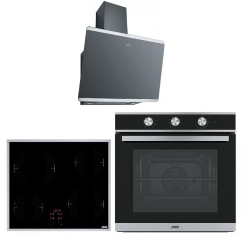 Franke Ankastre Set (FPJ 615 BK/SS Davlumbaz - FRSM 604 XS Ocak - FSM 82 H XS Fırın)