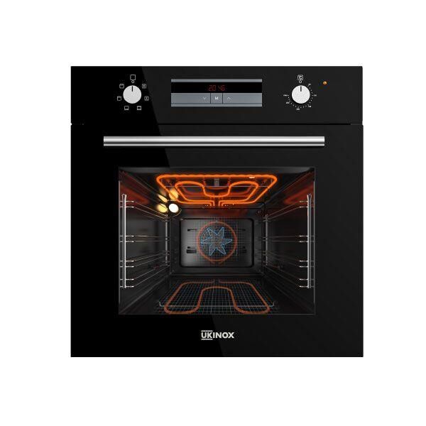 Ukinox Smart 7800 B 6+1 PRG Dijital Fırın Siyah