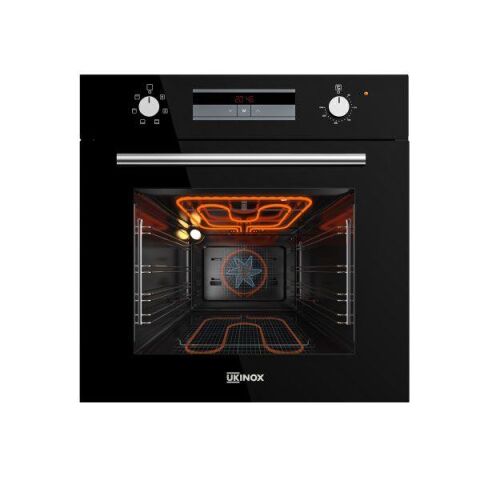 Ukinox Smart 7800 B 6+1 PRG Dijital Fırın Siyah