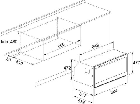 Franke FMXO 86 S XS 90 CM Ankastre Fırın