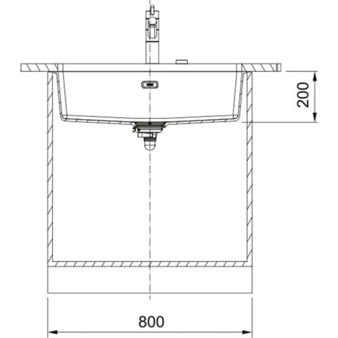 Franke MARİS MRG 210/110-72 SAHARA Granit Evye