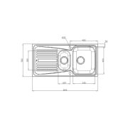 Teka Infant 60 Mikroketen Sol Damlalıklı Evye