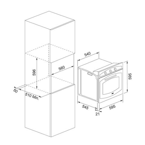Franke FCO 86 H PW Krem Ankastre Fırın