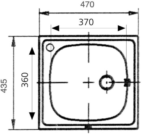 Dominox DMN 610 47x43,5 cm Tek Gözlü Tezgahüstü Çelik Evye