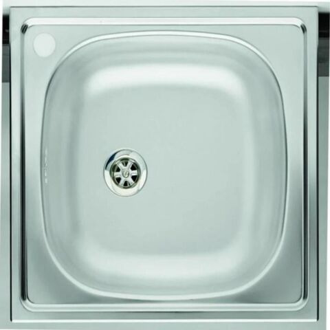 Dominox DMN 610 47x43,5 cm Tek Gözlü Tezgahüstü Çelik Evye
