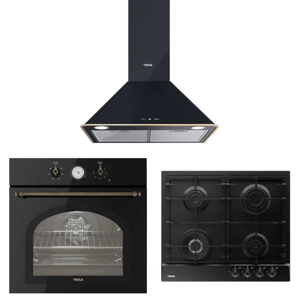 Teka Antrasit Ankastre Set ( DOS 60.2 AT Davlumbaz-GSC 64320 RBC AT Ocak-HAK 627 R AT Fırın)