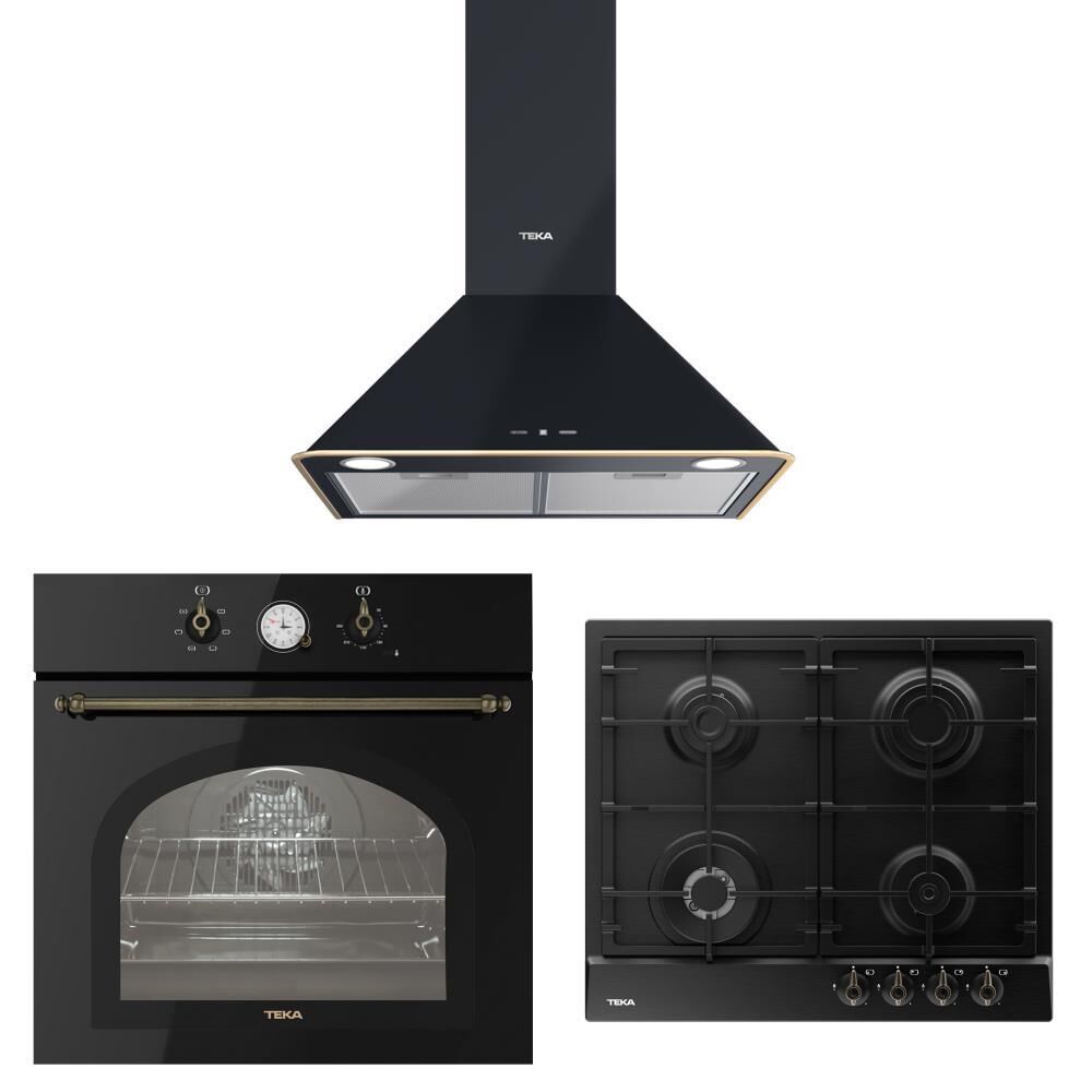 Teka Antrasit Ankastre Set ( DOS 60.2 AT Davlumbaz-GSC 64320 RBC AT Ocak-HAK 627 R AT Fırın)