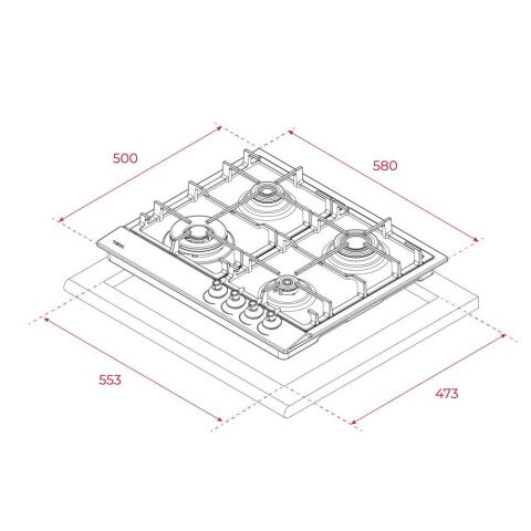 Teka Antrasit Ankastre Set ( DOS 60.2 AT Davlumbaz-GSC 64320 RBC AT Ocak-HAK 627 R AT Fırın)