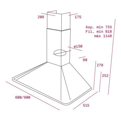 Teka Dos 60.1 AT Davlumbaz