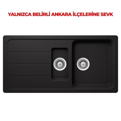 Schock Formhaus D-150L Nero Granit Evye