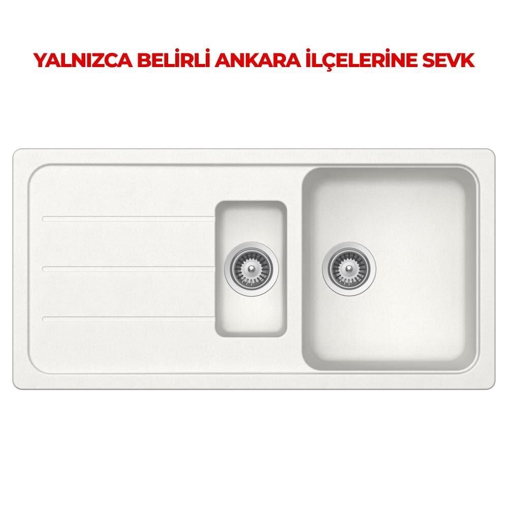 Schock Formhaus D-150L SuperWhite Granit Evye