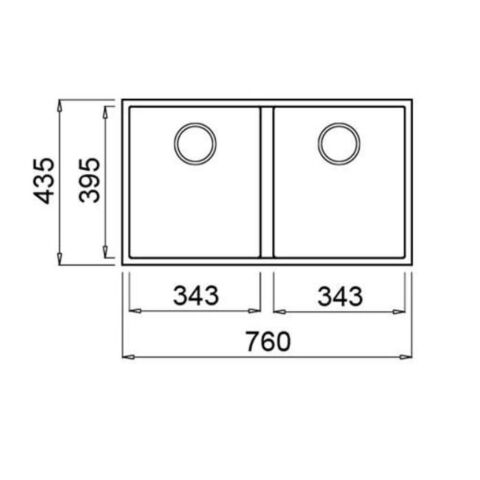 Teka Square 760 Beyaz Evye + ARK 938 Beyaz Batarya Set