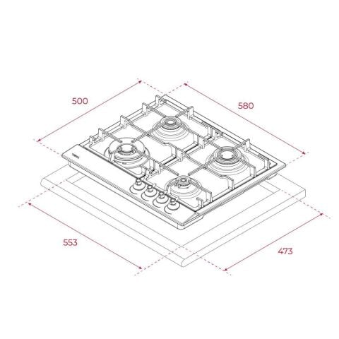 Teka Bej Ankastre Set ( DOS 60.2 Davlumbaz-GSC 64320 RBC VN Ocak-HAK 627 R VN Country Fırın)