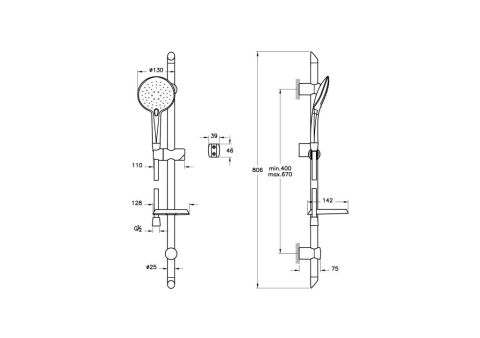 Artema Shine Round Duş Kolonu A45701