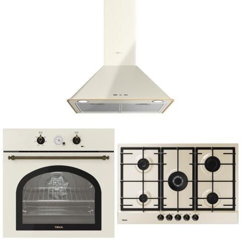 Teka Bej Ankastre Set ( DOS 60.2 Davlumbaz-GSC 75330 RBC VN Ocak-HAK 627 R VN Country Fırın)