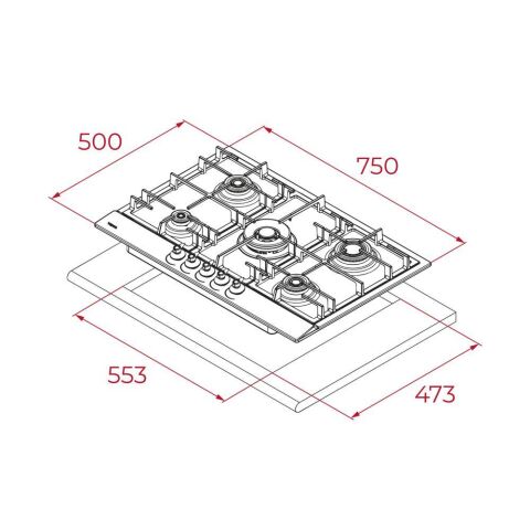 Teka Bej Ankastre Set ( DOS 60.2 Davlumbaz-GSC 75330 RBC VN Ocak-HAK 627 R VN Country Fırın)