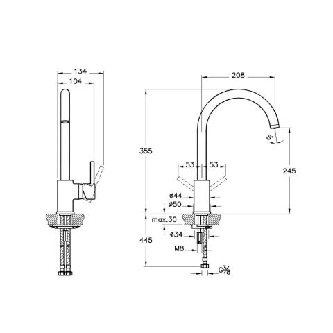 Artema Minimax S Eviye Bataryası Mat Siyah A4209136