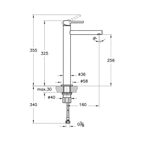 VitrA Origin Lavabo Bataryası Çanak A4255836