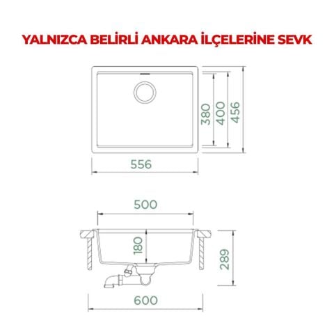 Schock Lahti N-100L Croma Granit Evye