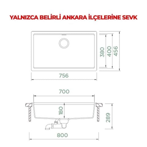 Schock Lahti N-100XL Croma Granit Evye