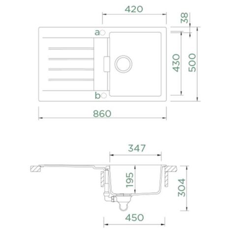 Schock Signus D-100 Polaris Granit Evye