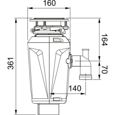 Franke SLİM 50 Çöp Öğütücü