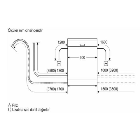 SİEMENS SN234I01DT SOLO BULAŞIK MAKİNESİ
