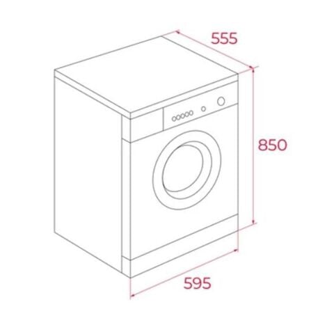 Teka WMK 40940 WH 9 KG 1400 Devir Solo Çamaşır Makinesi