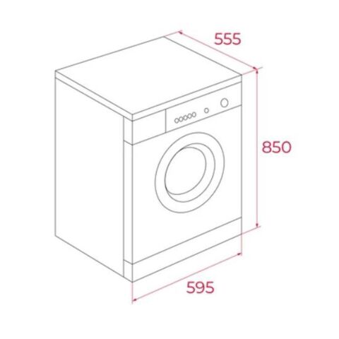 Teka WMK 40940 WH 9 KG 1400 Devir Solo Çamaşır Makinesi