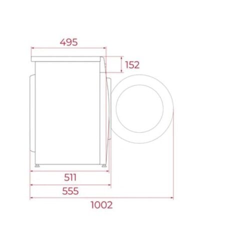 Teka WMK 40940 WH 9 KG 1400 Devir Solo Çamaşır Makinesi