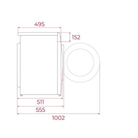 Teka WMK 40940 WH 9 KG 1400 Devir Solo Çamaşır Makinesi