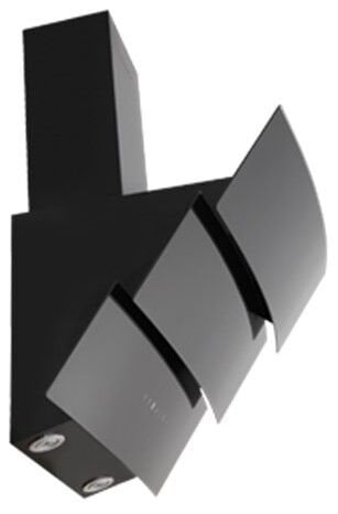 UKİNOX VEGA 90 CM. SİYAH CAM ANKASTRE DUVAR TİPİ DAVLUMBAZ