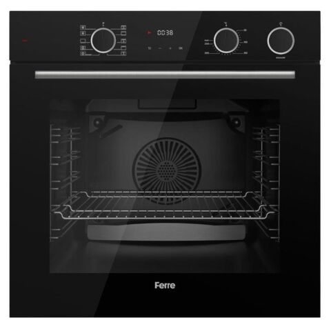 Ferre Siyah Ankastre Set (D080-SA - SC405-WFA 65 CM - XE64CS Fryart Steam Airfry & Buhar Destekli)