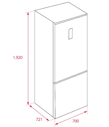 Teka RBF 78720 SS INOX Solo Buzdolabı