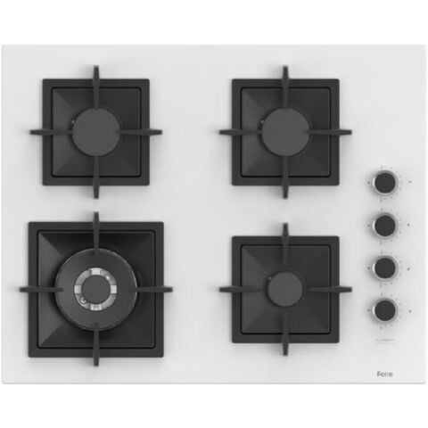 Ferre Beyaz Ankastre Set (D081-SA - SC406-WFA 65 CM - XE64CB Fryart Steam Airfry & Buhar Destekli)