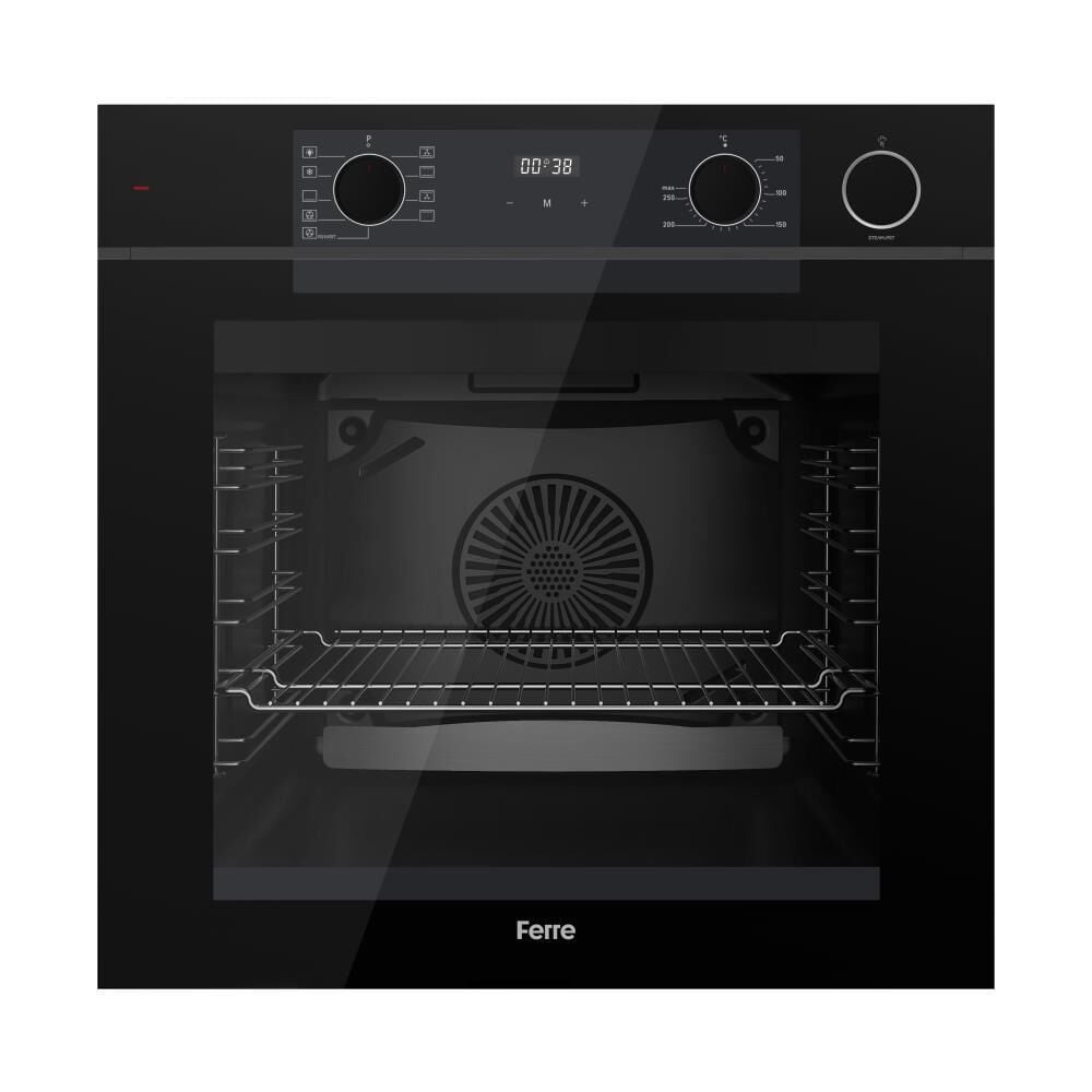 Ferre QEP64CS FRYART STEAM Siyah Buharlı  Fırın