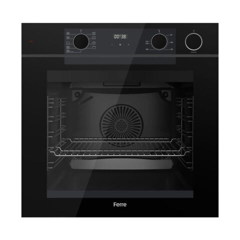 Ferre  QEP64CS FRYART STEAM Siyah Buharlı  Fırın