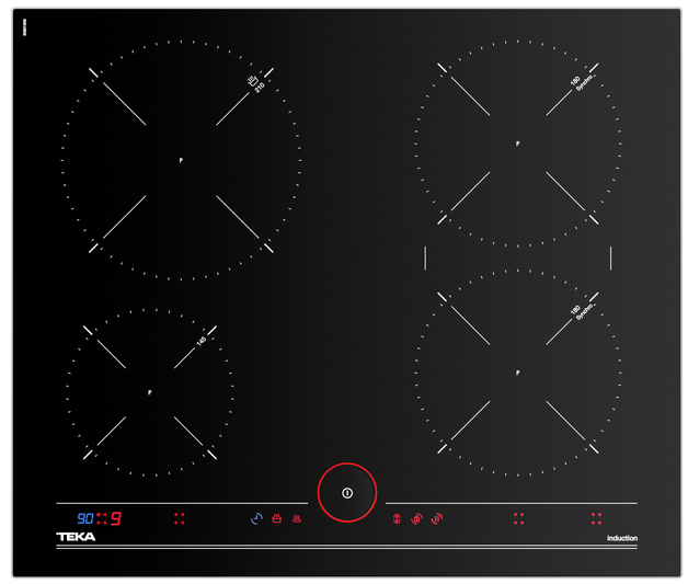 Teka İKNOB IT 6450 İndüksiyonlu Siyah Ankastre Ocak