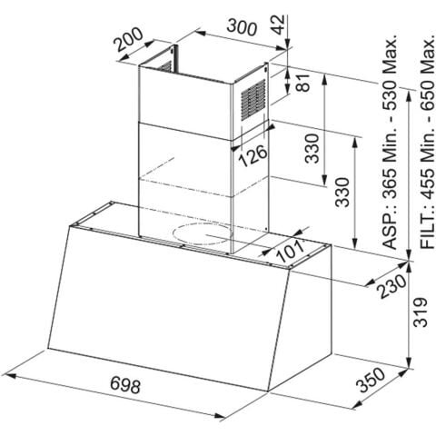 Franke Classıc Line Nero Ankastre Set (FCO 70 ONYX NERO Davlumbaz-FCH 604 3G TC C NERO Ocak-FCO 86 H NERO Fırın)