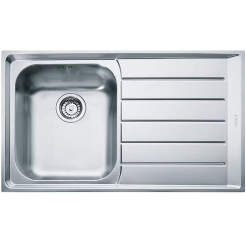 Franke Neptün Nex 611 Sağ Damlalıklı Çelik Evye ve Active Plus Doccia Krom Batarya