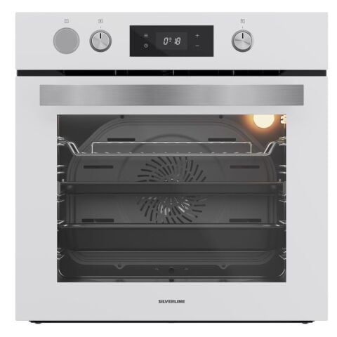 Silverline  BO65P4W01 Beyaz Buharlı Ankastre Fırın