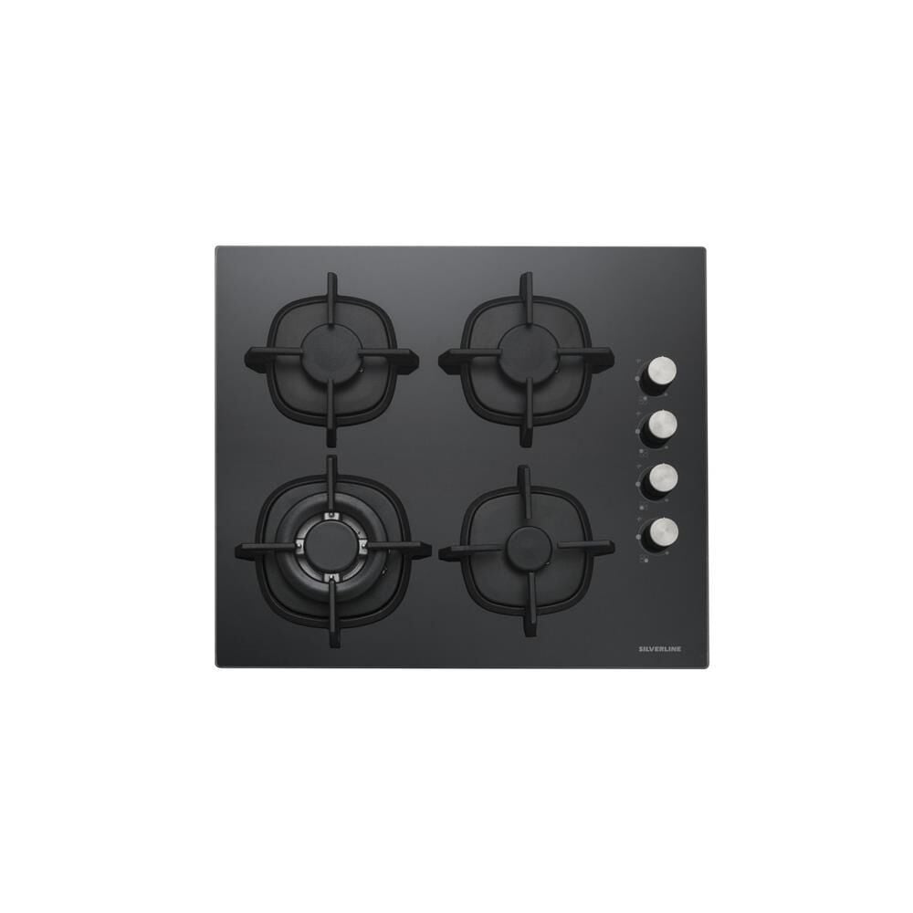 Silverline CS5701C6B01 60 Cm Wok Gözlü Siyah Ankastre Ocak