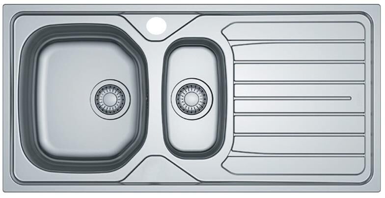 Dominox Reno X 651 1,5 Göz Paslanmaz Çelik Sağ Damlalıklı Evye