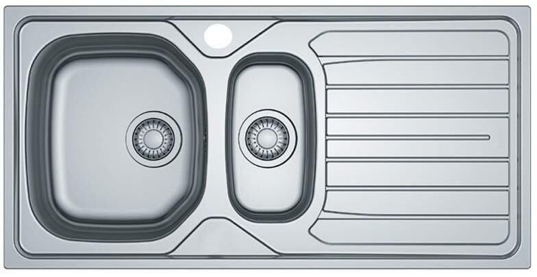 Dominox Reno X 651 1,5 Göz Paslanmaz Çelik Sağ Damlalıklı Evye