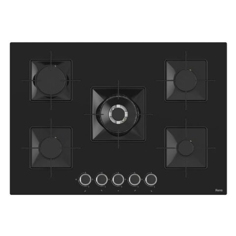 Ferre Siyah Ankastre Set (D080-SA - SS035 75 CM - XE64CS Fryart Steam Airfry & Buhar Destekli)